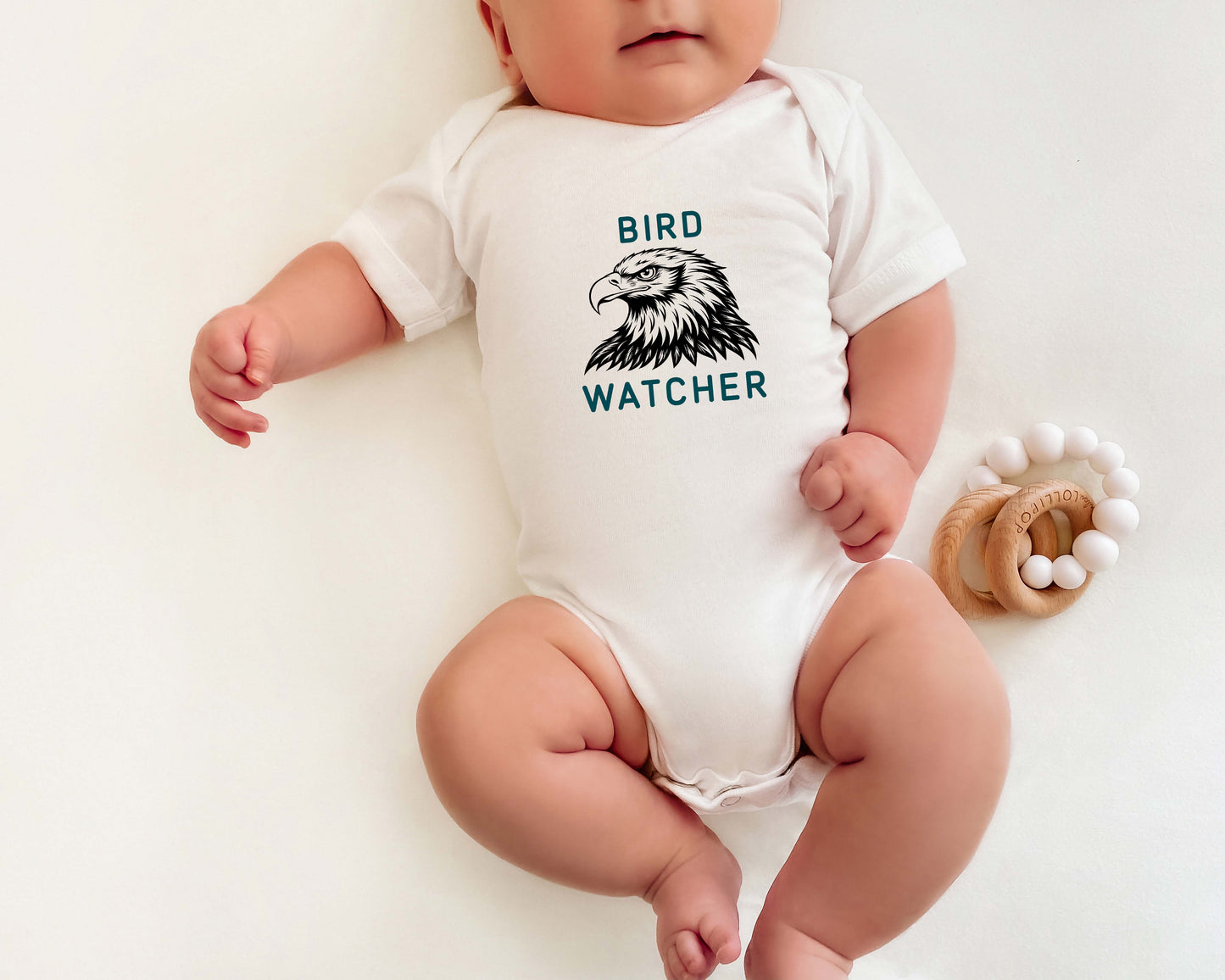 Bird Watcher Eagle Baby Bodysuit