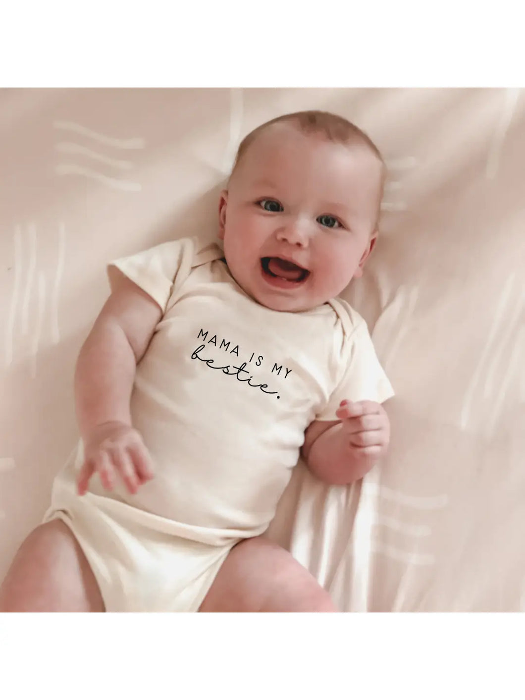 Mama is My Bestie Organic Cotton Baby Bodysuit